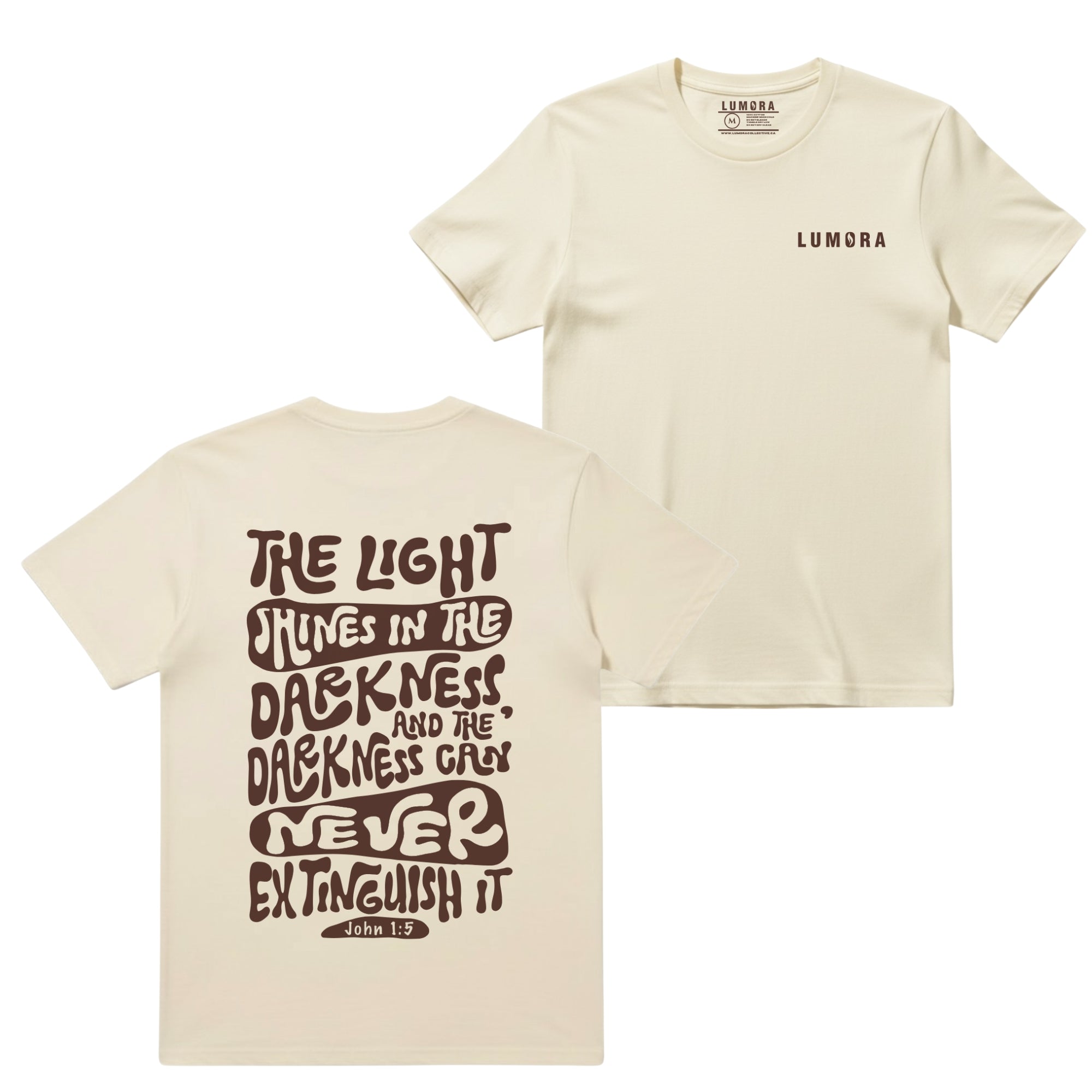 The Light Shines - Premium Tee (Ivory)