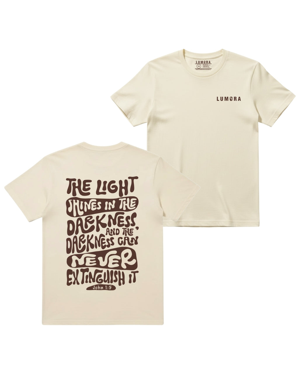 The Light Shines - Premium Tee (Ivory)
