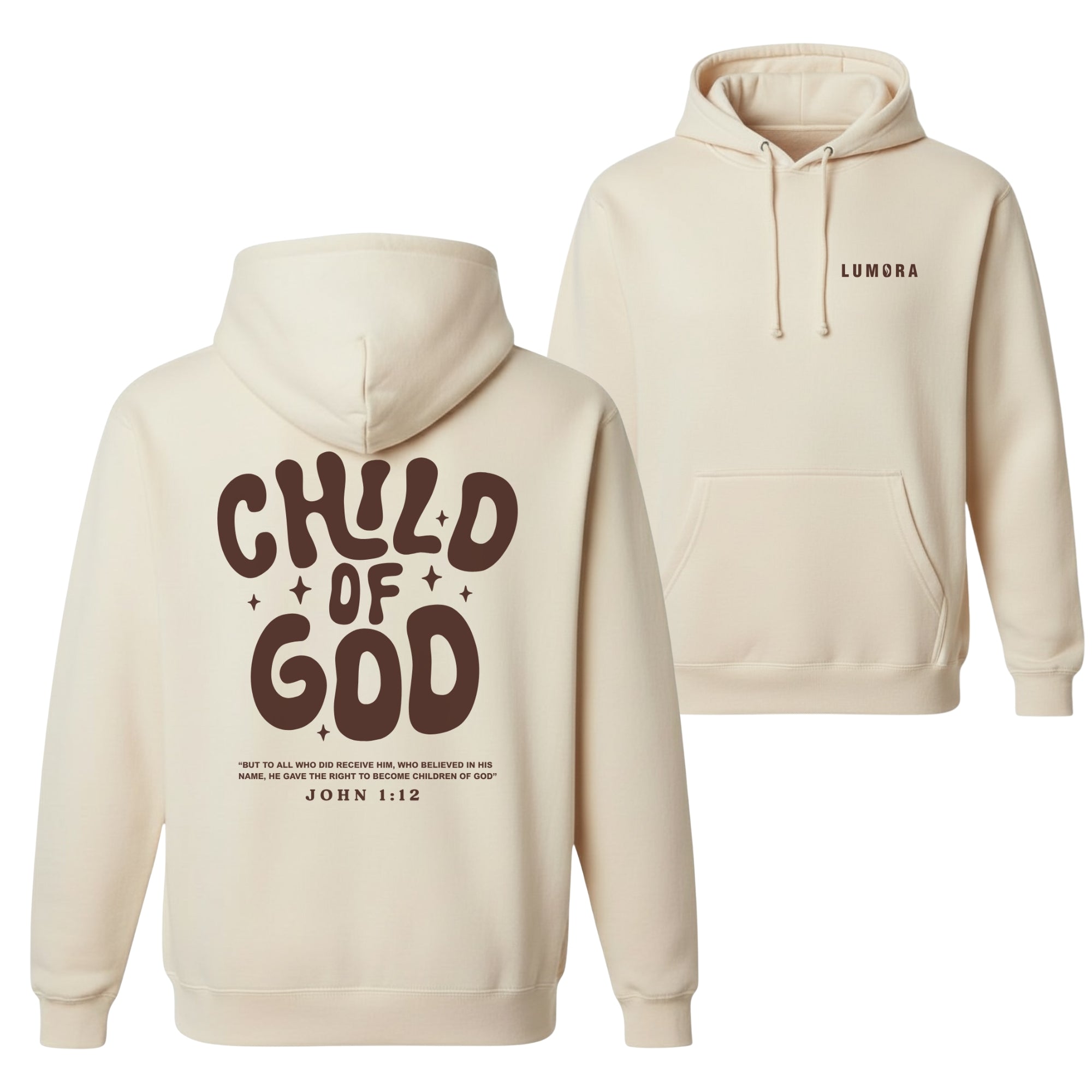 Child of God - Premium Midweight Hoodie (Ivory)