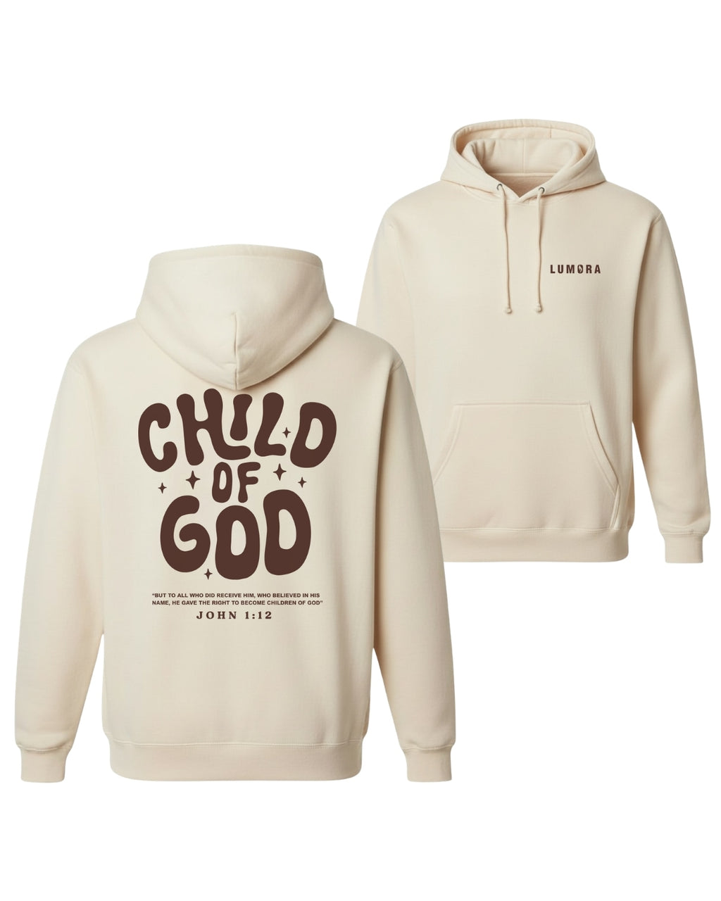 Child of God - Premium Midweight Hoodie (Ivory)