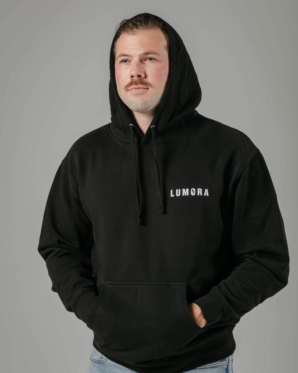 Faith Over Fear - Premium Midweight Hoodie (Black)