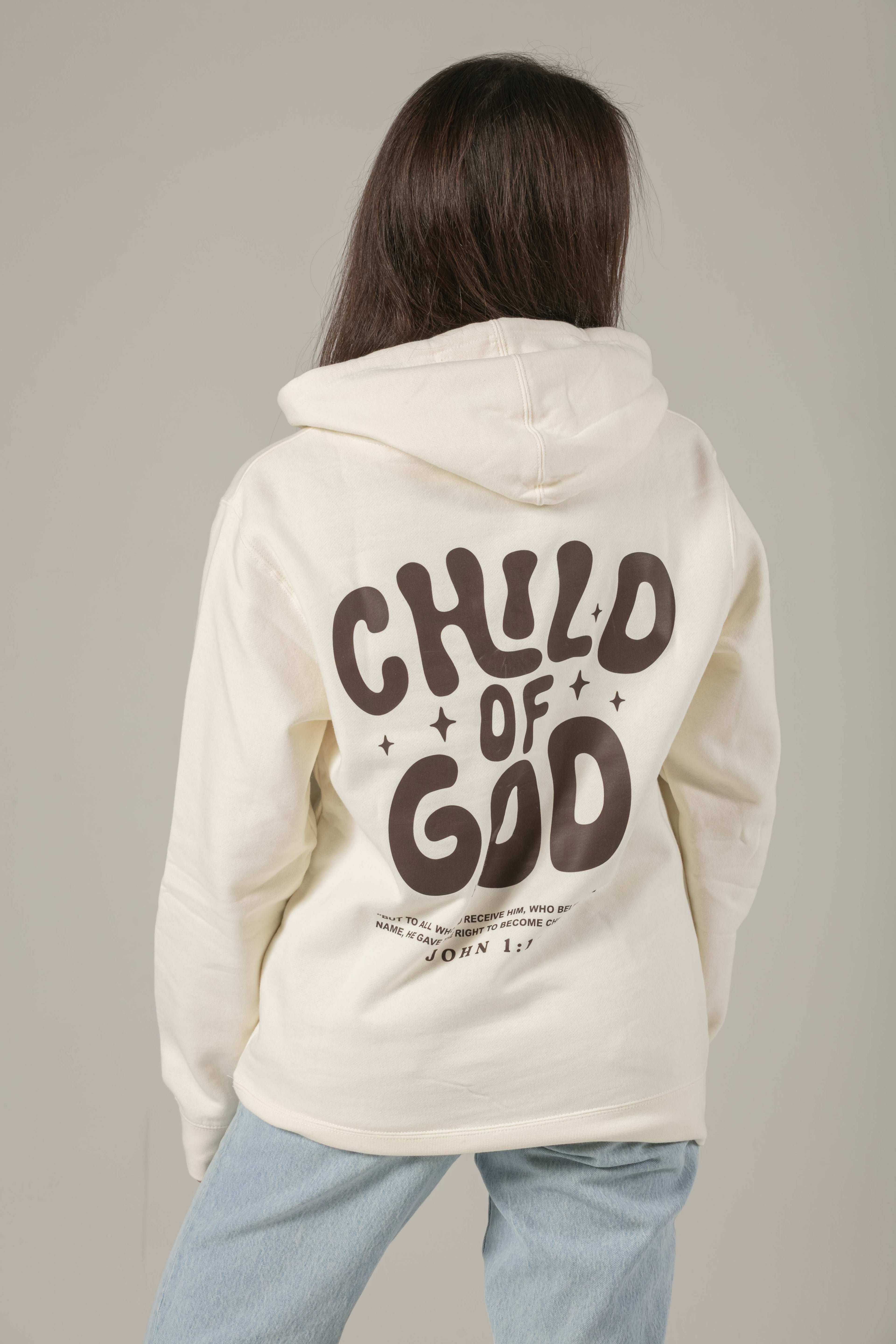 Child of God - Premium Midweight Hoodie (Ivory)